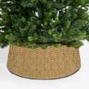 Christmas Tree Collar, 23.5 Hand-Woven Paper Grass Christmas Tree Collar Basket Base Cover