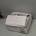 OVENTE Electric Deep Fryer 2 Liter Capacity, 1500 Watt Lid with Viewing Window and Odor Filter, Adjustable Temperature, Removable Frying Basket and Easy to Clean Stainless Steel Body, Silver FDM2201BR