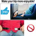 Airplane Seat Belt Extender Seatbelt Extension Adjuster 7-31" for all Airline including Southwest (Three in one)