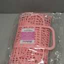 BABANA Jelly Bags - (Set) Small and Large Mother Daughter Jelly Totes | Reusable Gift Basket, Beach Bags - (Small, Large) - Pale Pink