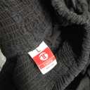 TARSE Women Linen Boho Pants Summer Casual Loose High Waist Cargo Lounge Harem Pant 2025 Beach Travel Vacation Outfits (Large, Black)