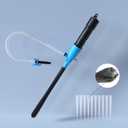 KJE Portable Battery Powered Operated Liquid Transfer Pump, Gasoline Diesel Water Fuel Multi-Function Electric Siphon Pump, 2.2 GPM, Upgraded with Filter Bag and Clip