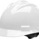 Bullard 3-Rib S61 Cap Style Safety Hard Hat with 4-Point Ratchet Suspension and Cotton Brow Pad
