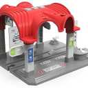 Train Accessories Modern Station for Kids, Train Tunnel for Wooden Railway System, Multifunction Toy Trains Set for Motorized Cars Compatible with Thomas & Friends, Brio, Chuggington