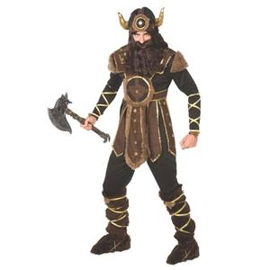 Morph Men's Viking Costume, Viking Costume, Nordic Warrior Costume, Men's Halloween Costume, Adult Carnival Costume, L