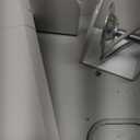 VIVO Clamp-on 24 x 12 inch Foldable Desk Extender, Wrist Support Arm Rest, Office Keyboard Tray, Side Table Extension Attachment, White, DESK-EXT24W