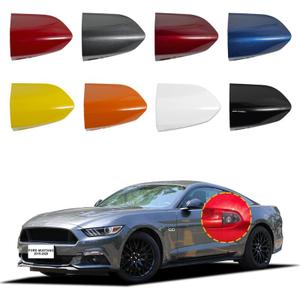 Car Exterior Door Handle Cap Compatible with Ford Mustang 2015 2016 2017 2018 2019 2020 FR3Z-63218A15-ACPTM FR3Z-63218A15-AAPTM Door Handle Cover Accessories Lock Cap Gray