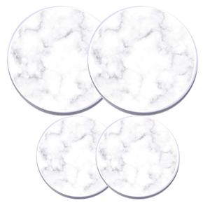 Electric Stove Burner Covers - Protect Stovetop - Set of 4, 10 and 8 inches - White Marble Electric Stove Covers