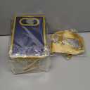 Kolldenn 24 Pcs Small Gift Bags with Bow 6.3 x 3.9 x 2.8 Inch Thank You Gift Bags Elegant Mini Paper Bag with Handles for Wedding Bridal Birthday Baby Shower Bridesmaid Party Favors(Navy Blue)