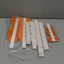 SUNBEAUTY 9 PCS Orange Paper Flowers Decorations for Wall and Fans - Daisy Decoration Paper Floral Backdrop