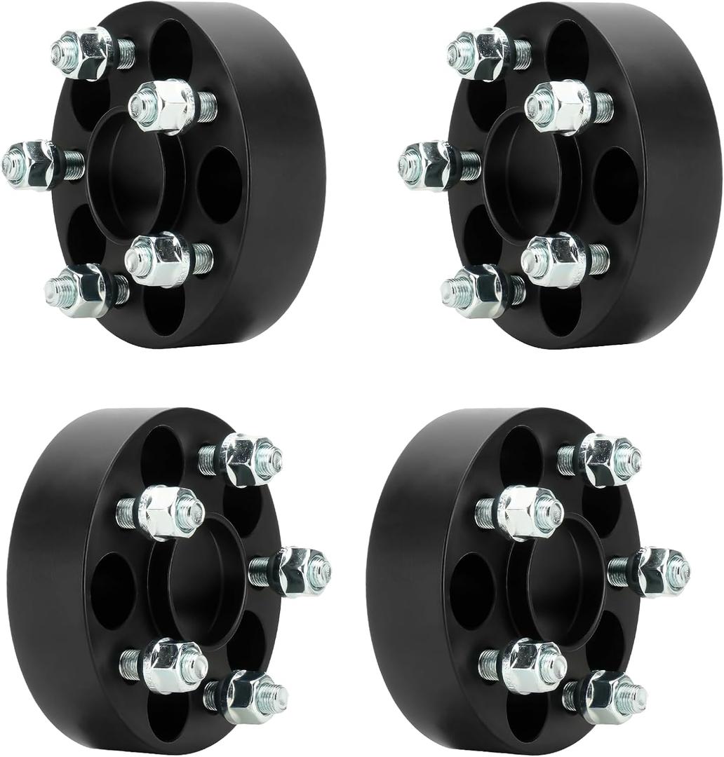 5x100 1.5" (38.1mm) Hubcentric Wheel Spacers for Subaru BRZ Impreza Legacy Forester Outback XV Crosstrek, 12x1.25 Studs fits 5 Lugs Tire Wheel Adapters, Set of 4