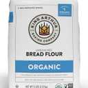 King Arthur Unbleached Organic Bread Flour - High Protein 12.7% for Lofty Yeasted Breads, Non-GMO, Kosher Certified - Premium Baking Flour for Artisan Loaves, Pizza Dough, and Sourdough (5 lbs) (80 Ounce (Pack of 1))