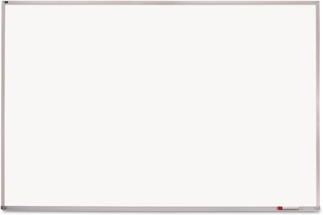 Quartet Magnetic Dry Erase White Board, 8' x 4' Whiteboard, Porcelain Surface Will Not Stain or Ghost, Silver Aluminum Frame (PPA408)