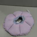 H HIDREAM Soft Cat Cone Collar Cute Adjustable Cat Recovery CollarElizabethan e Collar that can Protect Head and Foot WoundsPurple Flower All-Season Style