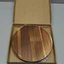 10" Acacia Wood Lazy Susan Organizer Kitchen Turntable for Cabinet Pantry Table Organization (Acacia One Pack)