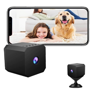 Mini Security Camera 1080P – Small Wireless Indoor Camera for Home, Baby Monitor with Phone App, Night Vision, Motion Detection Alerts, Bluetooth & WiFi for Pet, Travel, Rental Security – Easy Setup