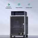 Creality Official K1 SE/ K2 SE Enclosure, Transparent Black K1 SE Cover, 100% Fit Customized, Constant Temperature Noise Reduce Dustproof Protective Tent, 3D Printer Enclosure for Creality K2 SE