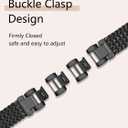 Metal Band Compatible for Fitbit Versa 2/1/Lite/SE, 22mm Dressy Stainless Steel Chain Strap Designer Wristband for Fitbit Versa Smartwatch (Black)