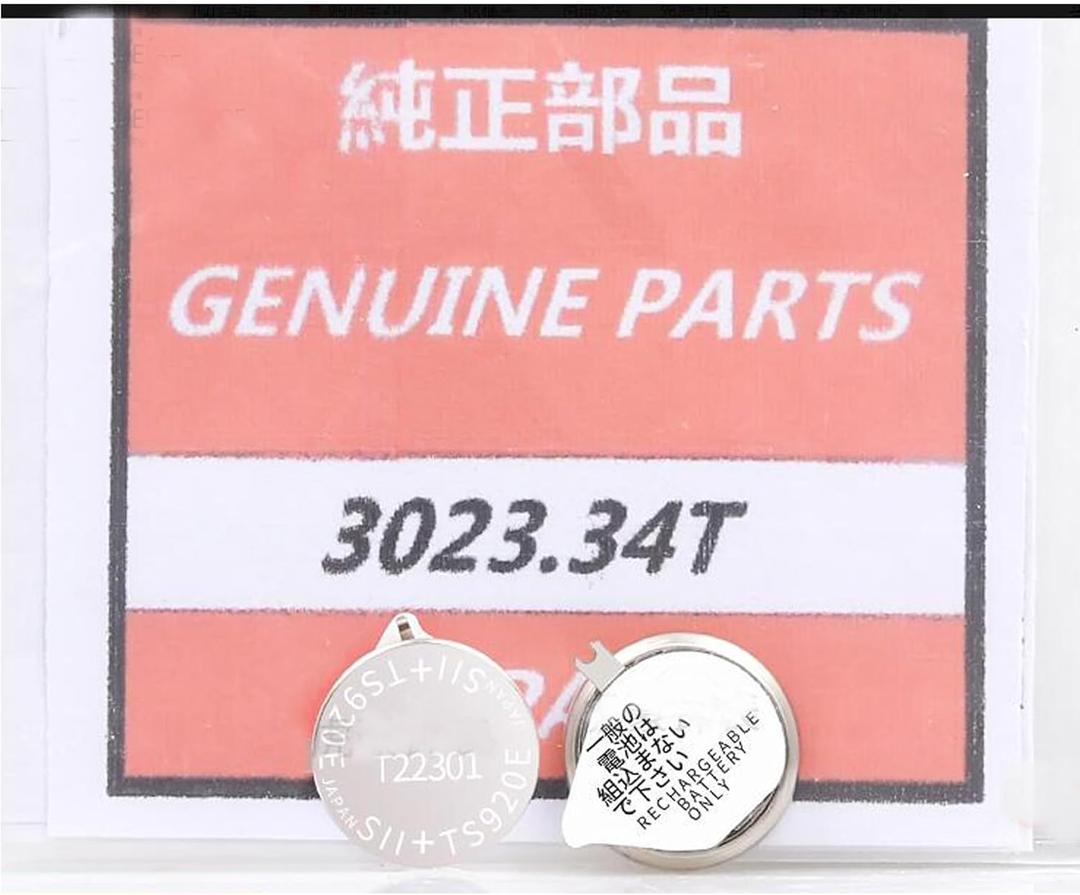 3023.34T Battery,Compatible with Seiko Capacitor Battery Replacement for 3023-34T TS920E/ V172 V174 V175 V176