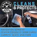 Chemical Guys Total Interior Cleaner & Protectant Interior Cleaner, Cleans & Protects Leather, Vinyl, Plastic, Rubber, Glass with a Streak-Free Finish Cars, Trucks, SUVs, RVs, 16 oz
