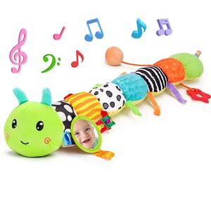 Baby Sensory Toy 0-6 Month Music Animal Stuffed Plush Caterpillar Toy for Infant 0-3-6 Month Tummy Time with Baby Mirror Crinkle Rattle for 6-12 Month Carseat Toys for Newborn Boys Girls Shower Gifts Baby Sensory Toy 0-6 Month Music Animal Stuffed Plush Caterpillar Toy for Infant 0-3-6 Month Tummy Time with Baby Mirror Crinkle Rattle for 6-12 Month Carseat Toys for Newborn Boys Girls Shower Gifts