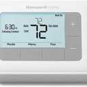 Honeywell Home RTH7560E 7-Day Flexible Programmable Thermostat-Extra-Large Backlit Display, White
