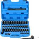 52-in-1Custom Bushing Driver Tool Set | Transmission Wheel Axle Bearing Race Seal Installer Remover | Bush Removal Puller Bearing Press Tool Kit