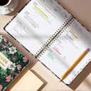 Timart 2026 Planner, January 2026 - December 2026, Weekly and Monthly Planner, Hardcover 2026 Calendar Planner Book with Tabs for Women, Perfect for Office School Home, A4 (8.5" x11")-Green Floral
