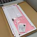 Pamray 32 Inch Computer Desk for Small Spaces with Storage Bag, Home Office Work Desk with Headphone Hook, Small Office Desk Study Writing Table (Pink)