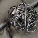 COMHOMA Recliner Chair, Swivel Rocker Recliners, Massage and Heat Reclining Chair, Reclining Sofa with Side Pockets, Cup Holders for Living Room, Bedroom (Black)