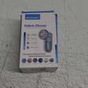 BEAUTURAL Fabric Shaver and Lint Remover, Sweater Defuzzer with 2-Speeds, 2 Replaceable Stainless Steel Blades, Battery Operated, Remove Clothes Fuzz, Lint Balls, Pills, Bobbles Gray