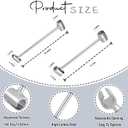 2Pcs Hinge Gap Adjusting Wrench Kit, Residential Door Hinge Adjustment Tool, Hand Tools for Hinge Adjustment Heavy Duty Door Gap Adjustment Tool Upgrade Steel Repair Spanner