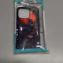 DAIZAG Case Compatible with iPhone 16 Pro,Glossy Durable Shock Protection Cover for Girl Women,Crow Bird Moon Gothic Dark Wooden