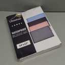 Extra Thick Silicone Mat Waterproof with Raised Edge 34" x 22", Under Sink Mat for Kitchen & Bathroom, Kitchen Cabinet Liner, Multi-Purpose for Storage & Protection, Black