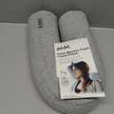 Dot&Dot Twist Memory Foam Travel Pillow for Airplanes - Travel Neck Pillow for Sleeping - Airplane Pillow for Neck Support, Chin, Lumbar and Leg - Adjustable, Bendable Neck Roll Pillow (Gray)