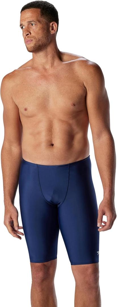 Speedo Men's Swimsuit Jammer Prolt Solid (24, Eco Speedo Navy)