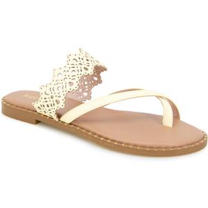 kensie Women's Masha-b Flat Sandal (Yellow)