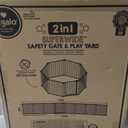 Regalo Safety 24"-192" Metal 2-in-1 Super Wide Baby Gate & Play Yard
