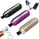 3Pcs Eyeglass Cleaning, Portable Glasses Cleanert, Lens Cleaner with Microfiber Tech Portable Glasses Cleaner Tool, Easily to Carry for Travel Commutes Office School
