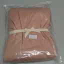 PURE ERA Jersey Knit Cotton Fitted Bottom Sheet ONLY (No Flat Sheet or Shams) - Deep Pocket Up to 15" to 20", Ultra Soft Comfy Breathable Solid Petal Pink Queen