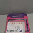 YIHE Kids Case for iPad 10.2 Inch 9th/8th/7th Generation 2021/2020/2019, iPad Pro 10.5 & iPad Air 3, Shockproof Handle Stand Kids Case with Screen Protector for iPad 10.2/10.5 Inch, Pink&Purple