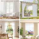 Wood Curtain Rods for Windows 48-84 inch, 1" Adjustable Heavy Duty Rustic Drapery Rod with Imitation Wood Grain Finials, Oak Brown Boho Farmhouse Curtain Pole for Living Room & Bedroom (Light Drown)