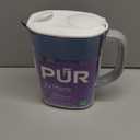 PUR 7-Cup Water Filter Pitcher, Cleaner, Great-Tasting Water, Dishwasher Safe, Powerful, Faster Filtration, LockFit Cap Design - White