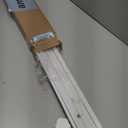 LazBlinds No Tools No Drill 1" Vinyl Mini Blinds, Cordless Blinds for Windows, Light Filtering Horizontal Window Blinds & Shades, 38" W x 48" H, White