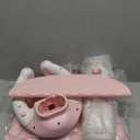 COOSEYA Baby Shower Stand, Toddler Bath Stand Support with Thicker Colum, Anti-Pinch, Anti-Slip Base, Adjustable Shower Holder for Toddler Standing Up Themselves, Ideal Gift for Infants 8-36 Months (Pink)