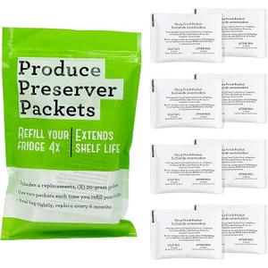 AMI PARTS W10346771A Produce Preserver Replacement Part Compatible with Refrigerators(4 replacements8packs)
