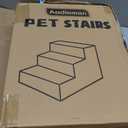 Dog Stairs for Small Dogs,Wider 3-Step Pet Steps for Couch & Bed