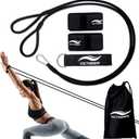 Victorem Throwing Mobility Bands - with Carrying Bag, Connecting Strap and Workout Guide - Baseball, Softball, Exercise Resistance J-Bands - Arm Strength, Conditioning, Warmup - PT