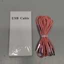 Multi Charging Cable, 3 in 1 Charging Cord for Multiple Devices, USB Cable Universal Charger with Type-C/IP/Micro USB for iPhone17-12/Android/Pad and More, Car Charger Travel Essentials(2Packs 4FT) (Pink)