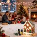 ARVIDSSON Christmas Essential Oil Diffuser, Gingerbread House Diffuser for Essential Oils, Ceramic Ultrasonic Oil Diffusers for Home, Holiday Aromatherpay Diffusers Gift for Women and Kids